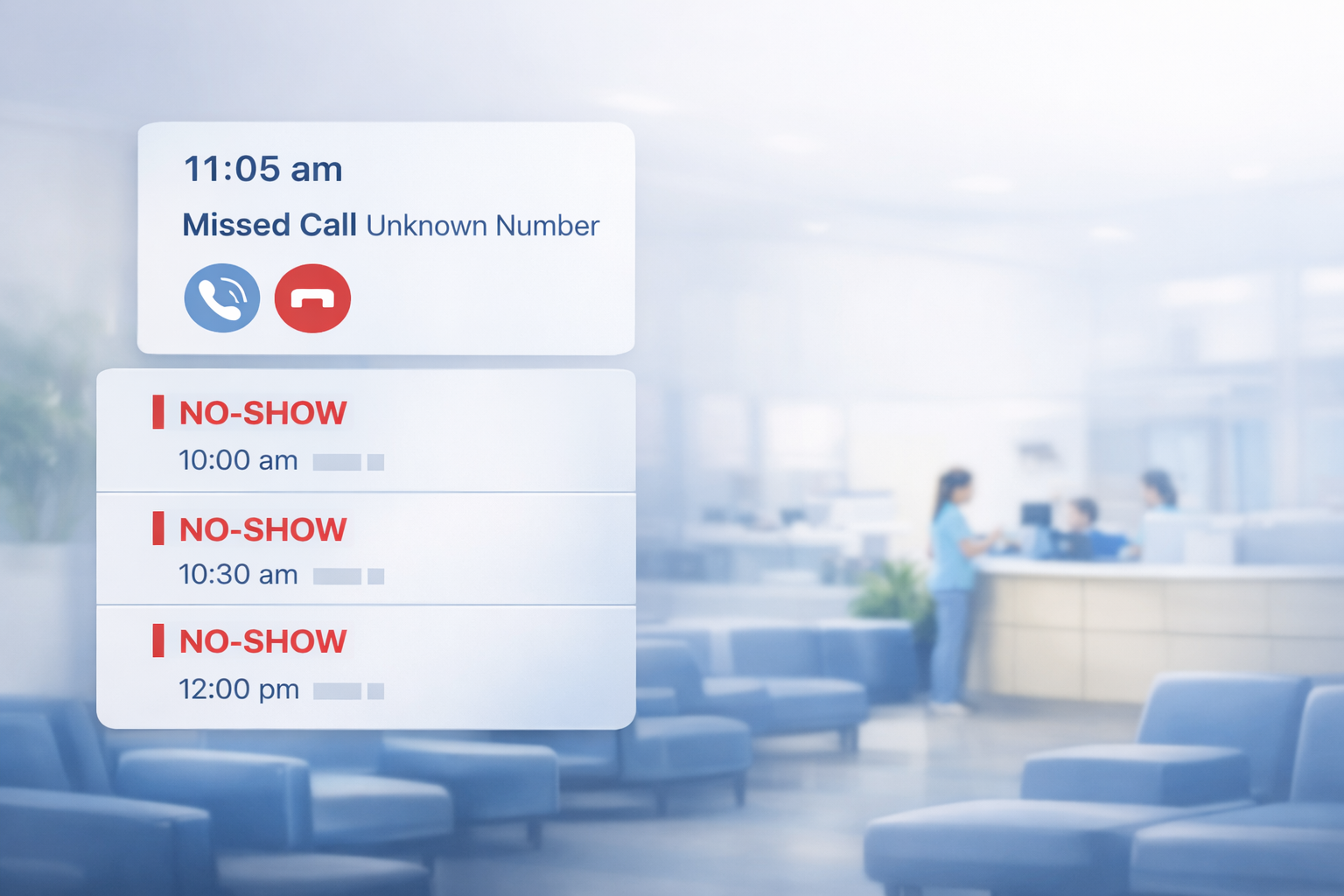 no shows can be reduced and avoided